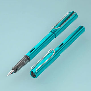 Lamy AL-Star Ballpoint Pen Blue-Green L232 Brand New Original Pen in Lamy Box 