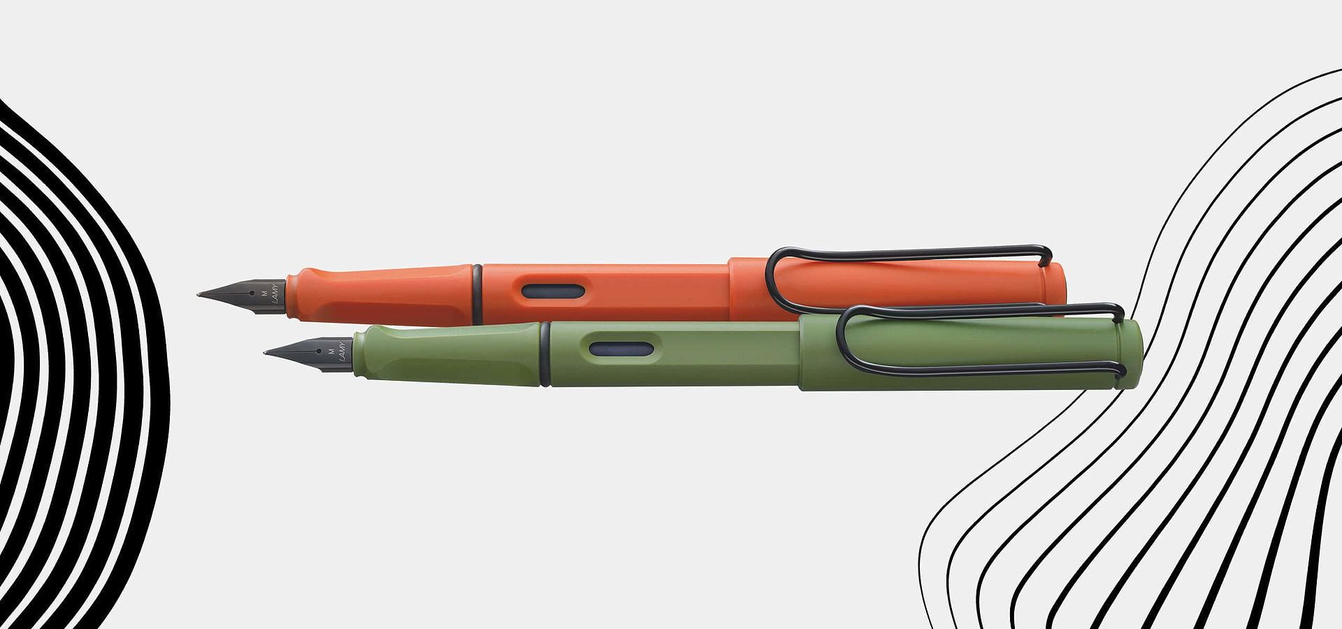 L213GN LAMY Safari Ballpoint Pen Green Brand New 