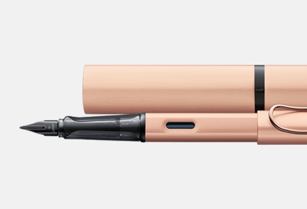Lamy Lx NEW in box Fountain Pen Rose Gold Extra Fine Point 