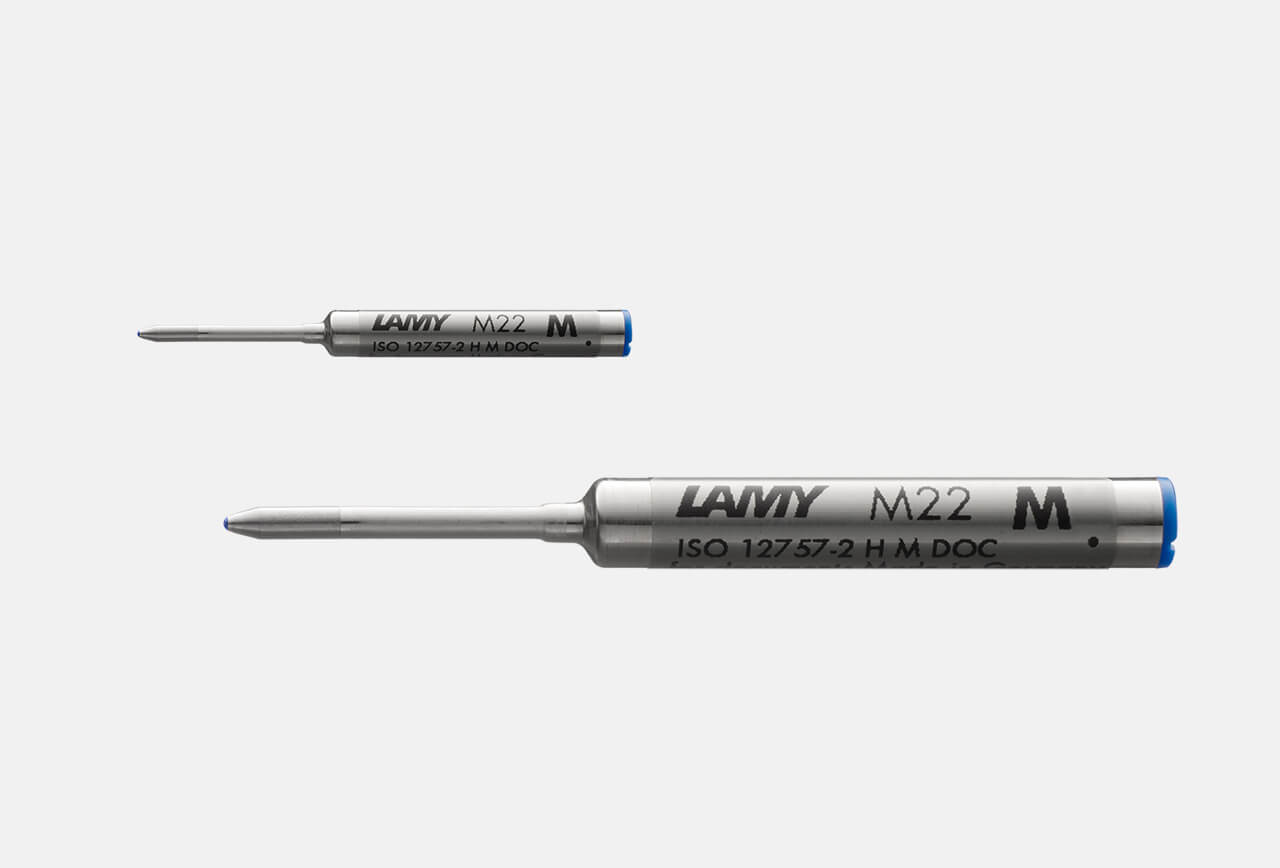 Single Lamy M22 Ball Pen refill Black Medium 