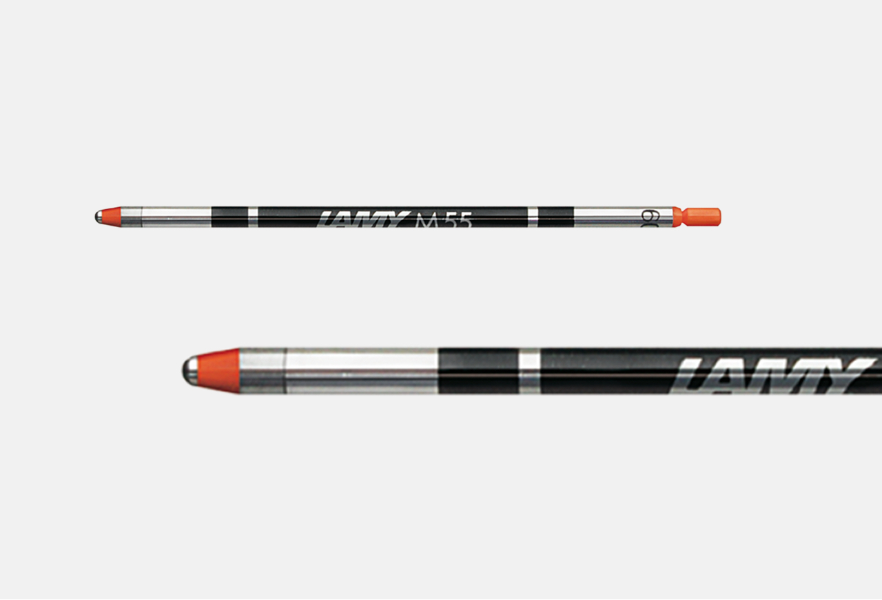 2 Pcs Black Color Ballpoint Pen Refill Lamy M16 M